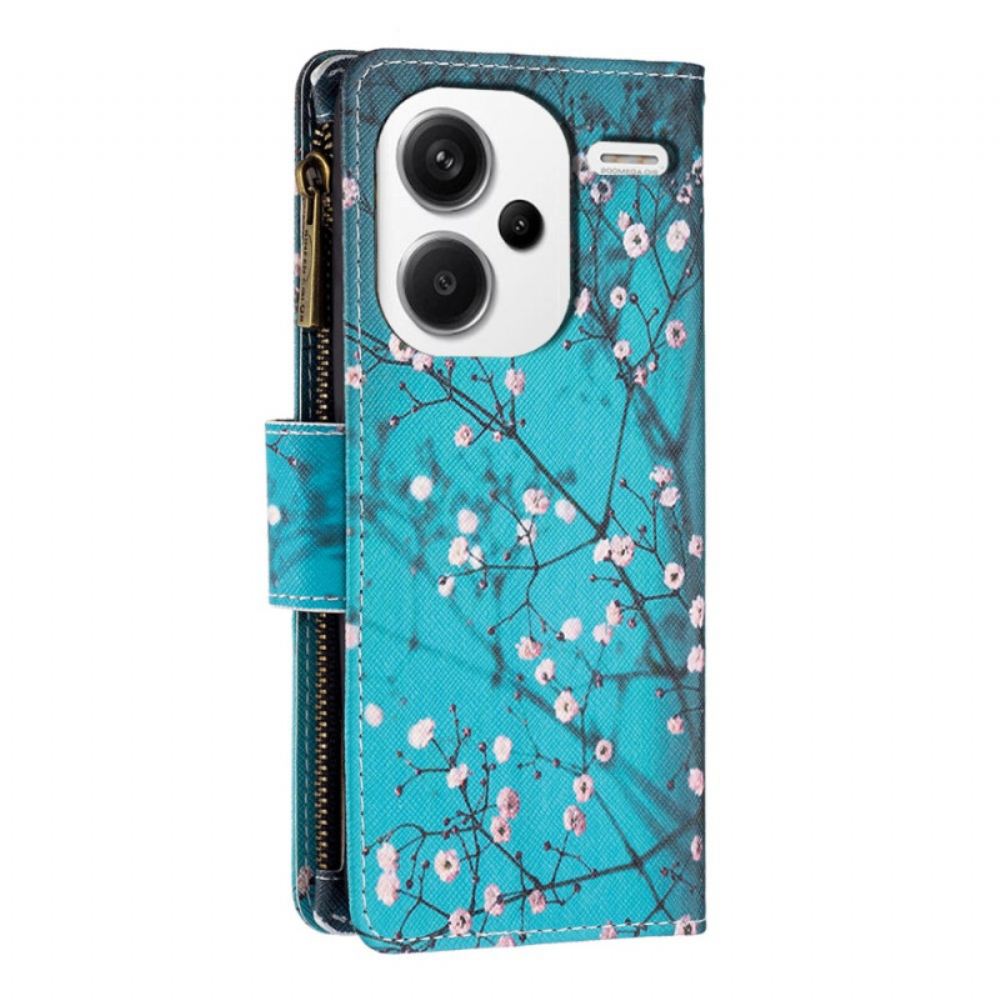 Peněženková Pouzdra Xiaomi Redmi Note 13 Pro Plus 5g Kryty Na Mobil Peněženka Plum Blossoms