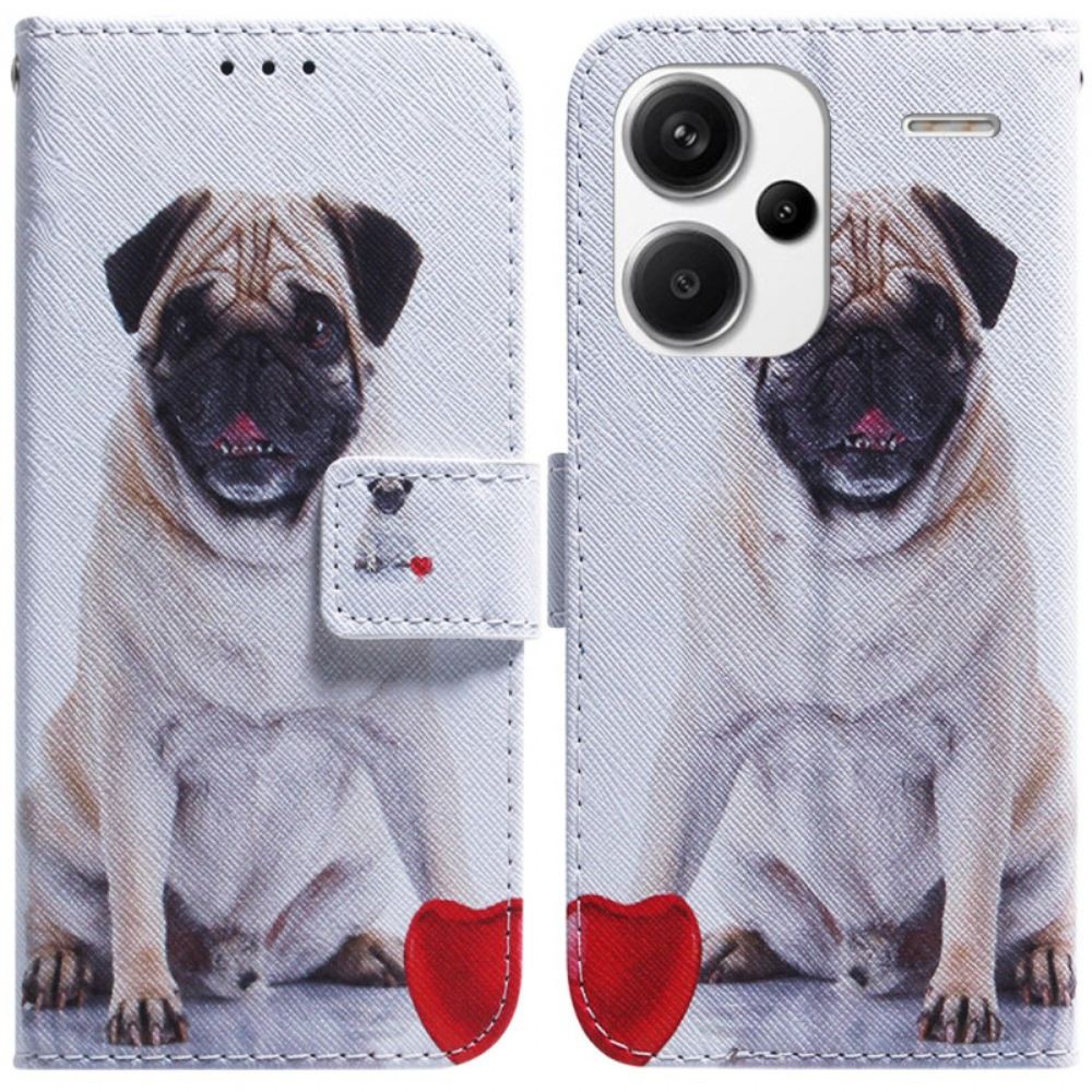 Peněženková Pouzdra Xiaomi Redmi Note 13 Pro Plus 5g Mops Pes