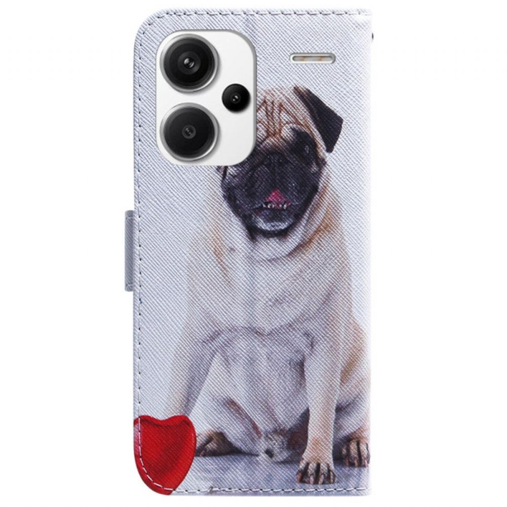 Peněženková Pouzdra Xiaomi Redmi Note 13 Pro Plus 5g Mops Pes