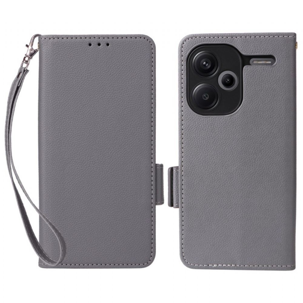 Peněženková Pouzdra Xiaomi Redmi Note 13 Pro Plus 5g Ultra Tenký S Popruhem