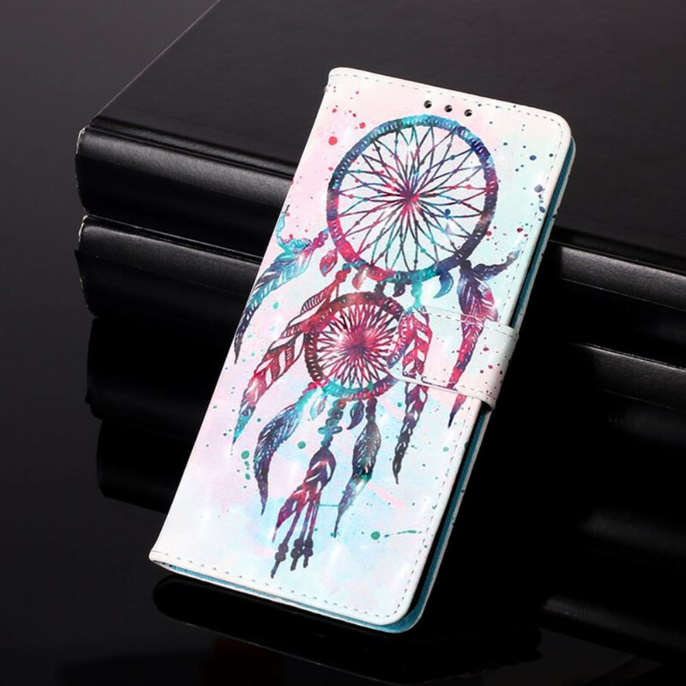 Flipové Pouzdro Na Samsung Galaxy S20 FE Akvarelový Lapač Snů