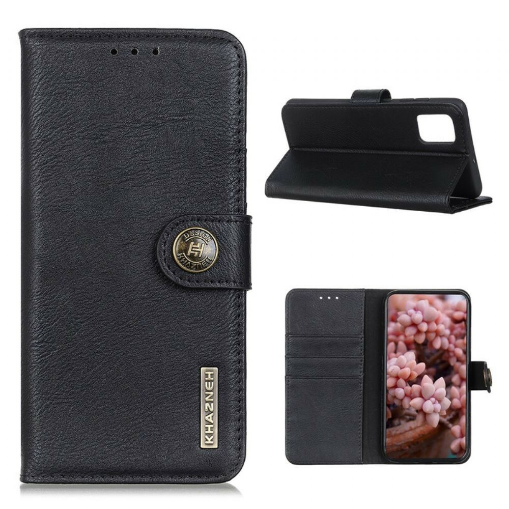 Flipové Pouzdro Na Samsung Galaxy S20 FE Imitace Kůže Khazneh