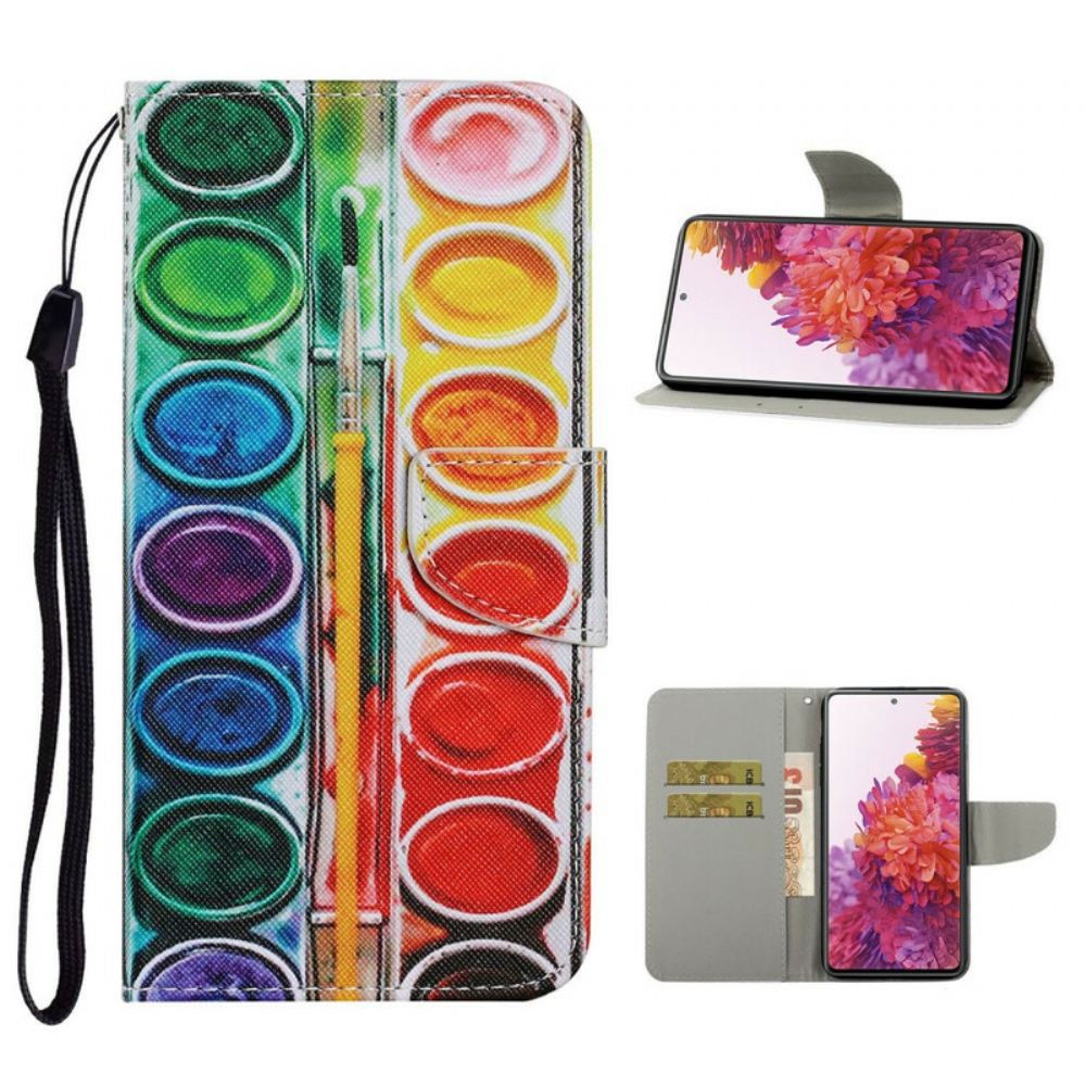 Flipové Pouzdro Na Samsung Galaxy S20 FE Malování