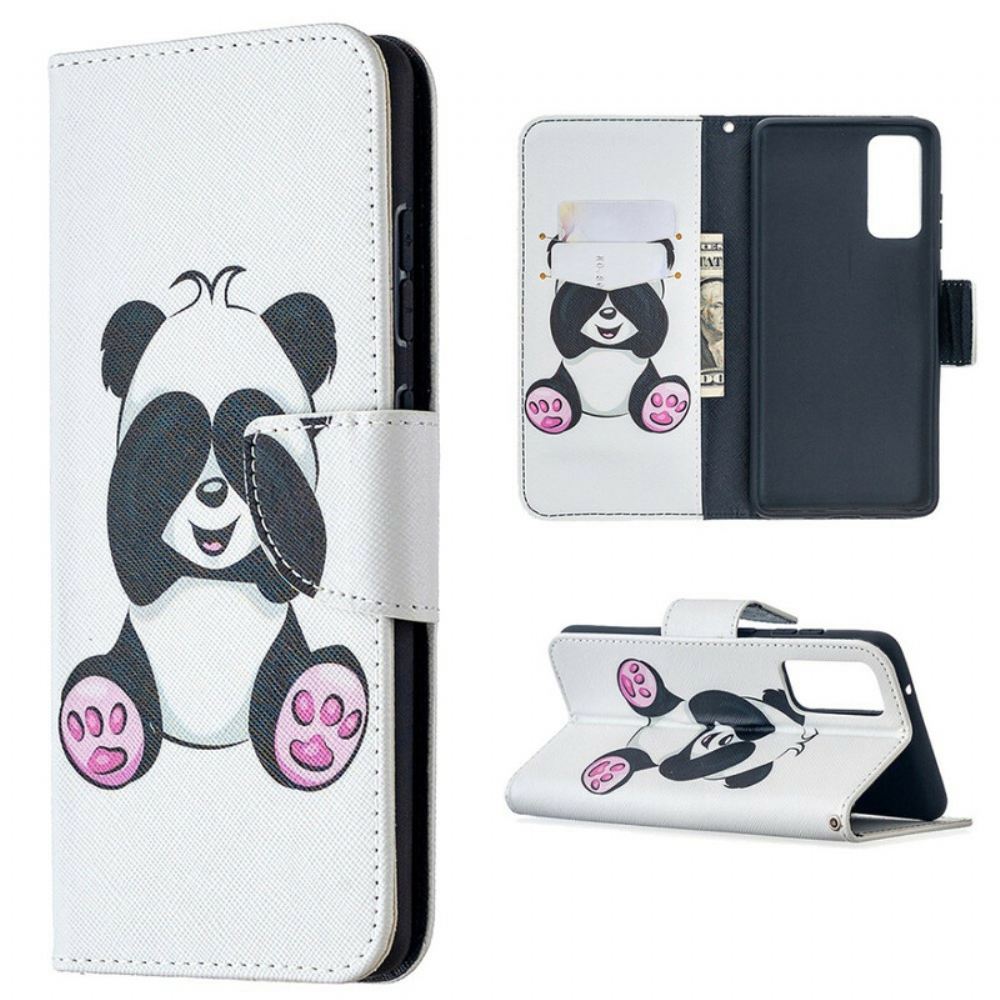 Flipové Pouzdro Na Samsung Galaxy S20 FE Panda Zábava