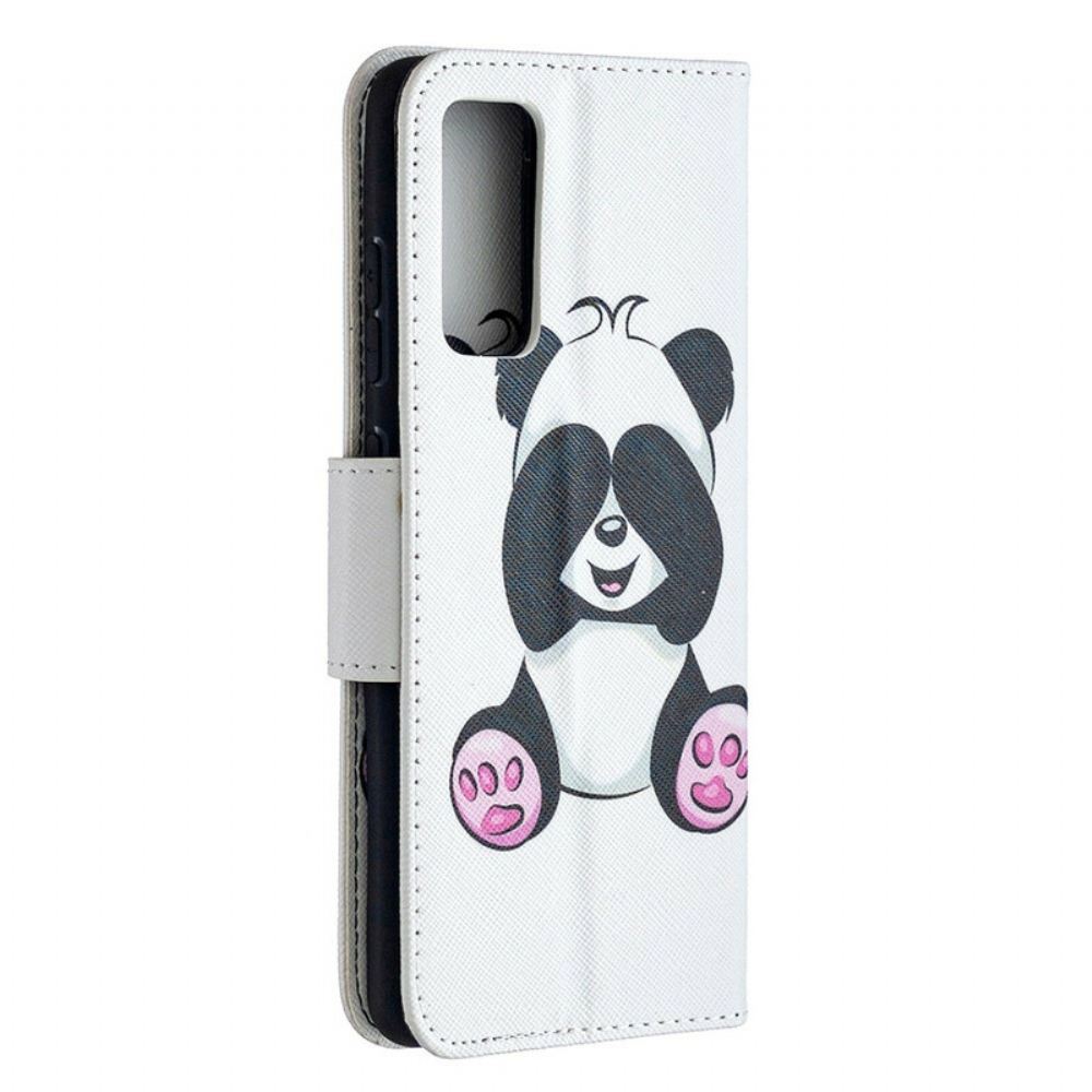 Flipové Pouzdro Na Samsung Galaxy S20 FE Panda Zábava
