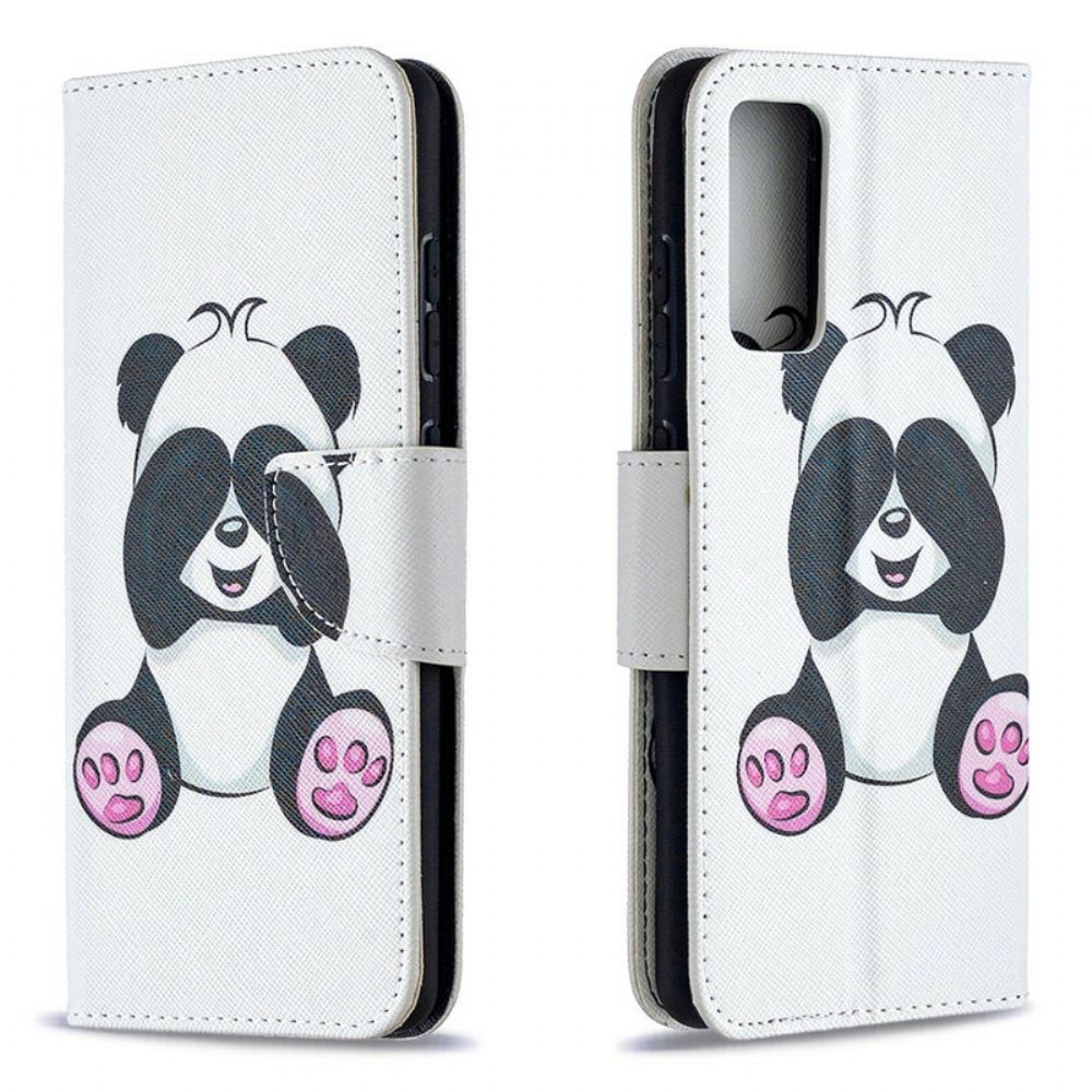Flipové Pouzdro Na Samsung Galaxy S20 FE Panda Zábava
