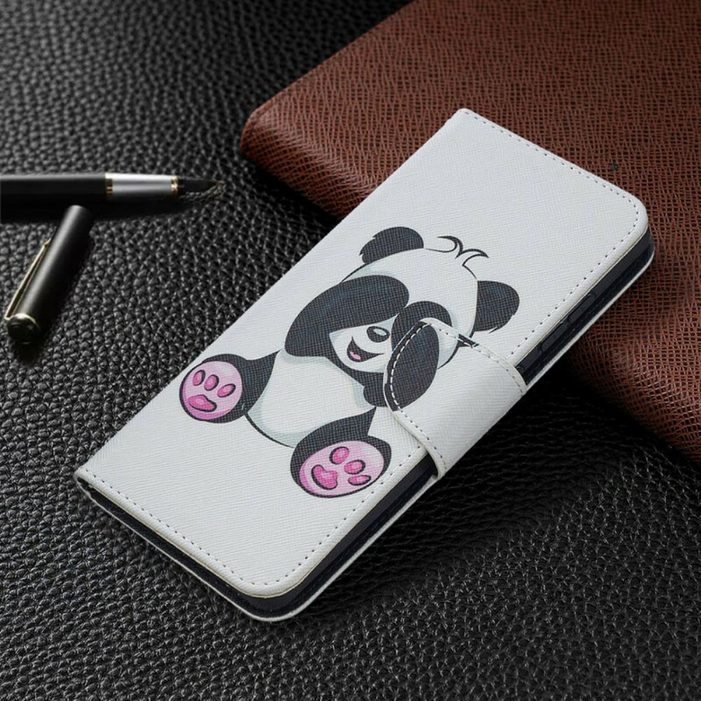 Flipové Pouzdro Na Samsung Galaxy S20 FE Panda Zábava