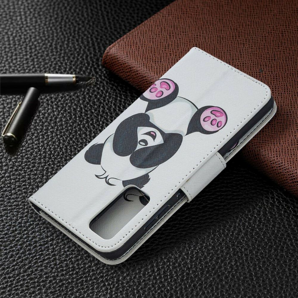 Flipové Pouzdro Na Samsung Galaxy S20 FE Panda Zábava