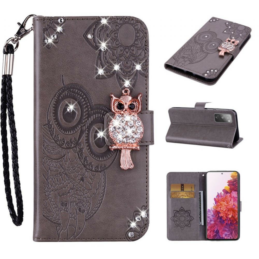 Flipové Pouzdro Na Samsung Galaxy S20 FE Sova Mandala A Kouzlo