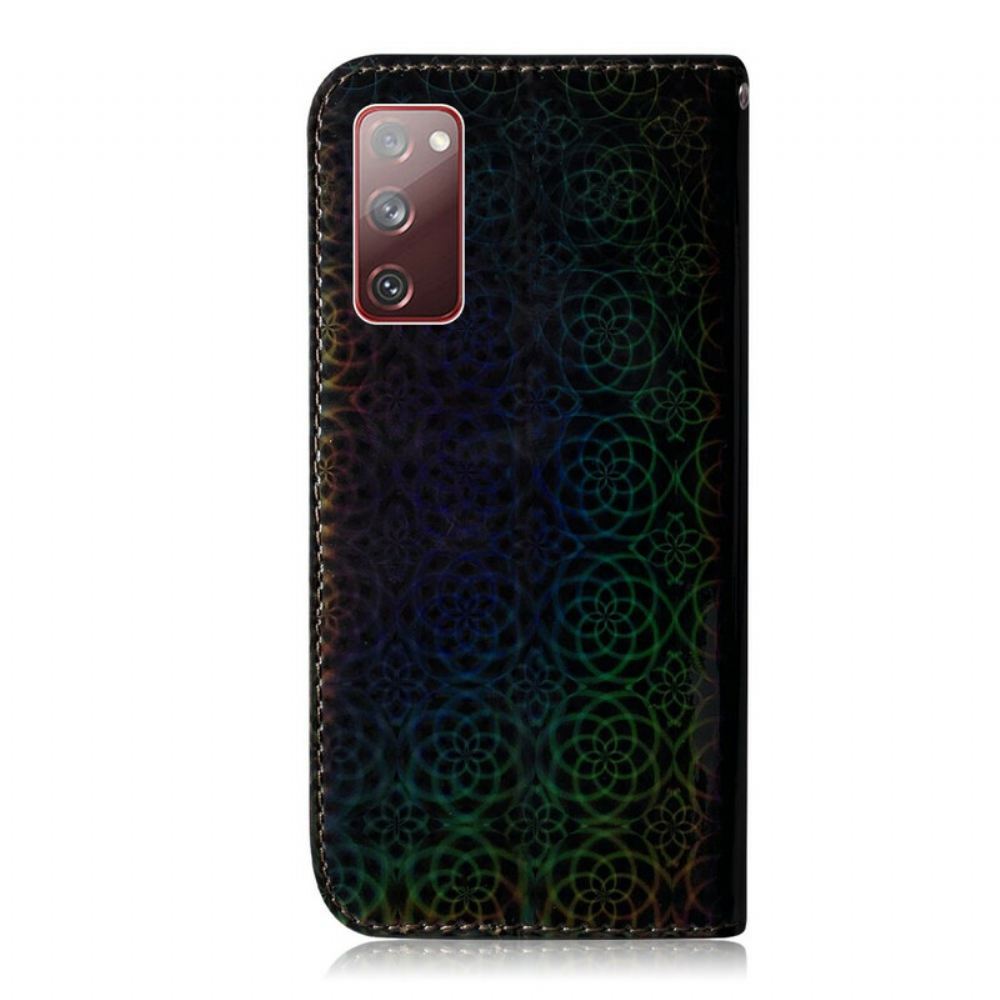 Flipové Pouzdro Na Samsung Galaxy S20 FE Čistá Barva