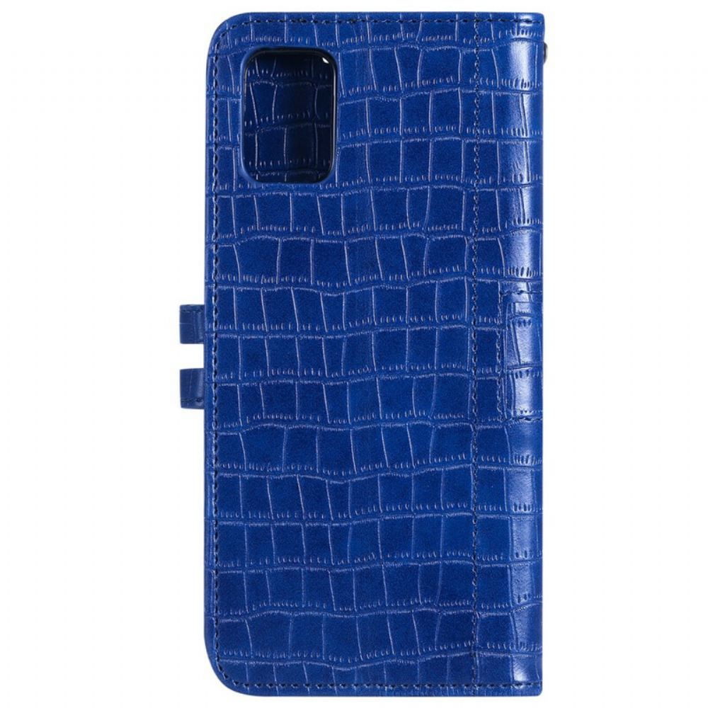 Kožené Pouzdro Na Samsung Galaxy S20 FE Úplně Croc