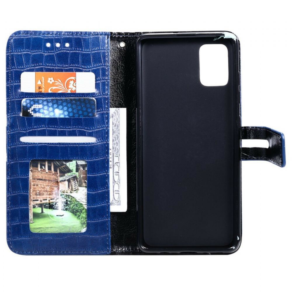 Kožené Pouzdro Na Samsung Galaxy S20 FE Úplně Croc