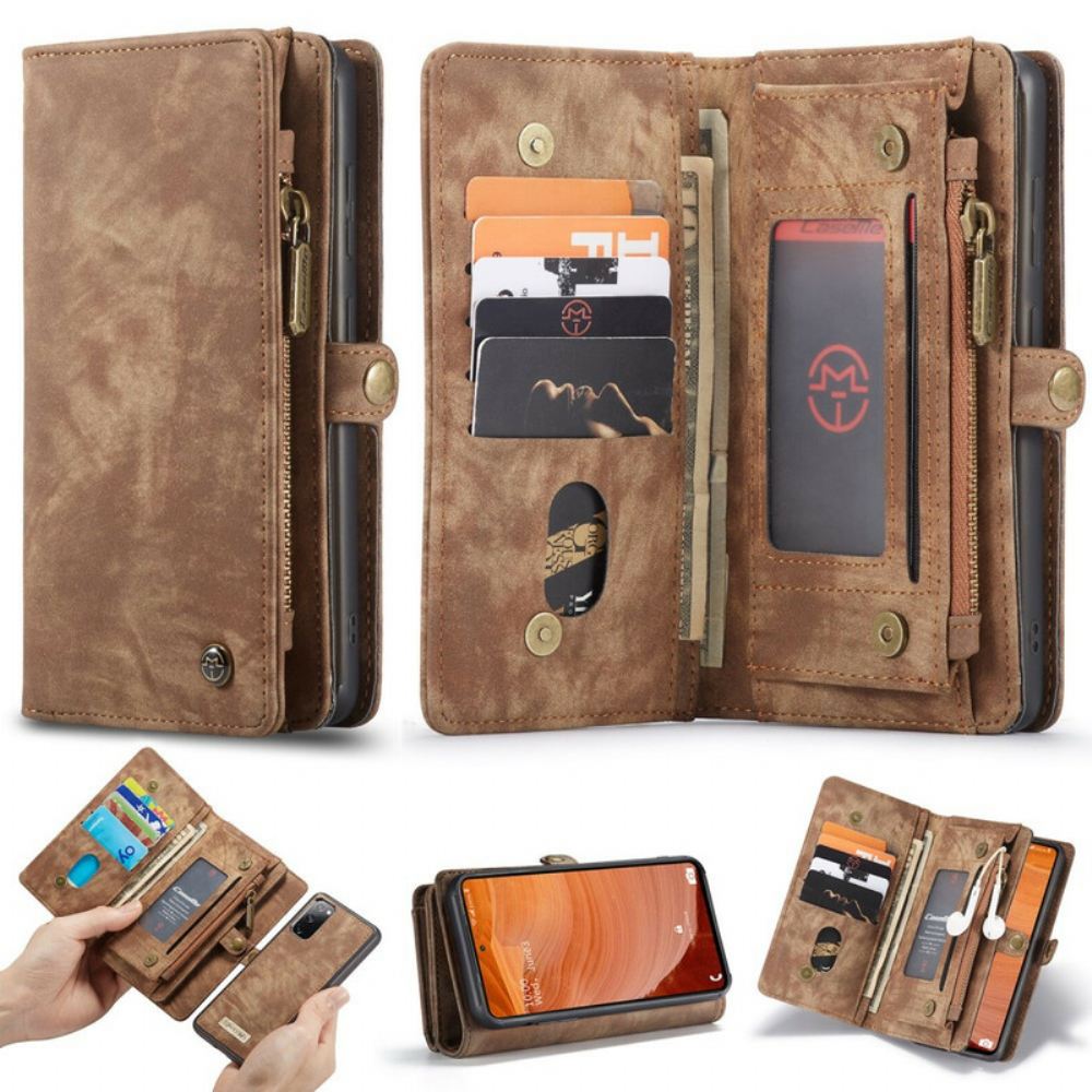 Kryt Flipové Pouzdro Na Samsung Galaxy S20 FE Caseme Odnímatelné