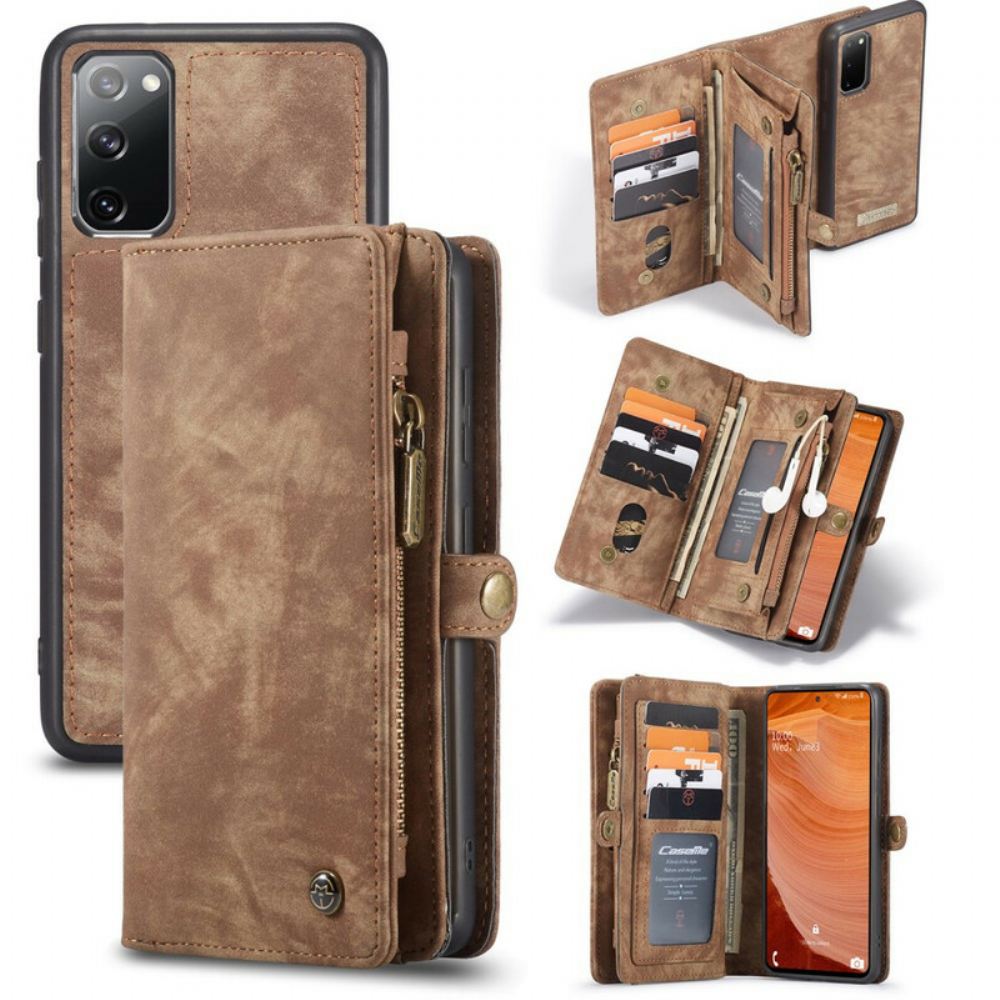 Kryt Flipové Pouzdro Na Samsung Galaxy S20 FE Caseme Odnímatelné