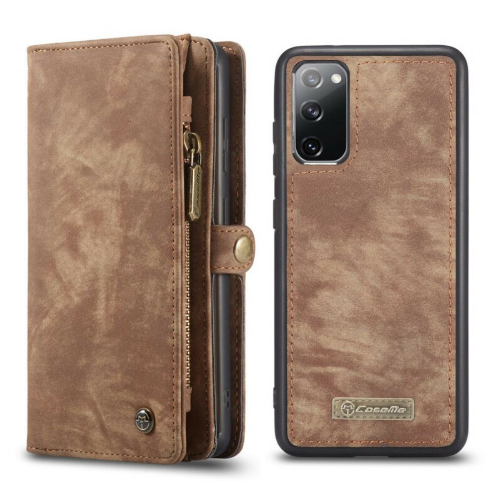Kryt Flipové Pouzdro Na Samsung Galaxy S20 FE Caseme Odnímatelné