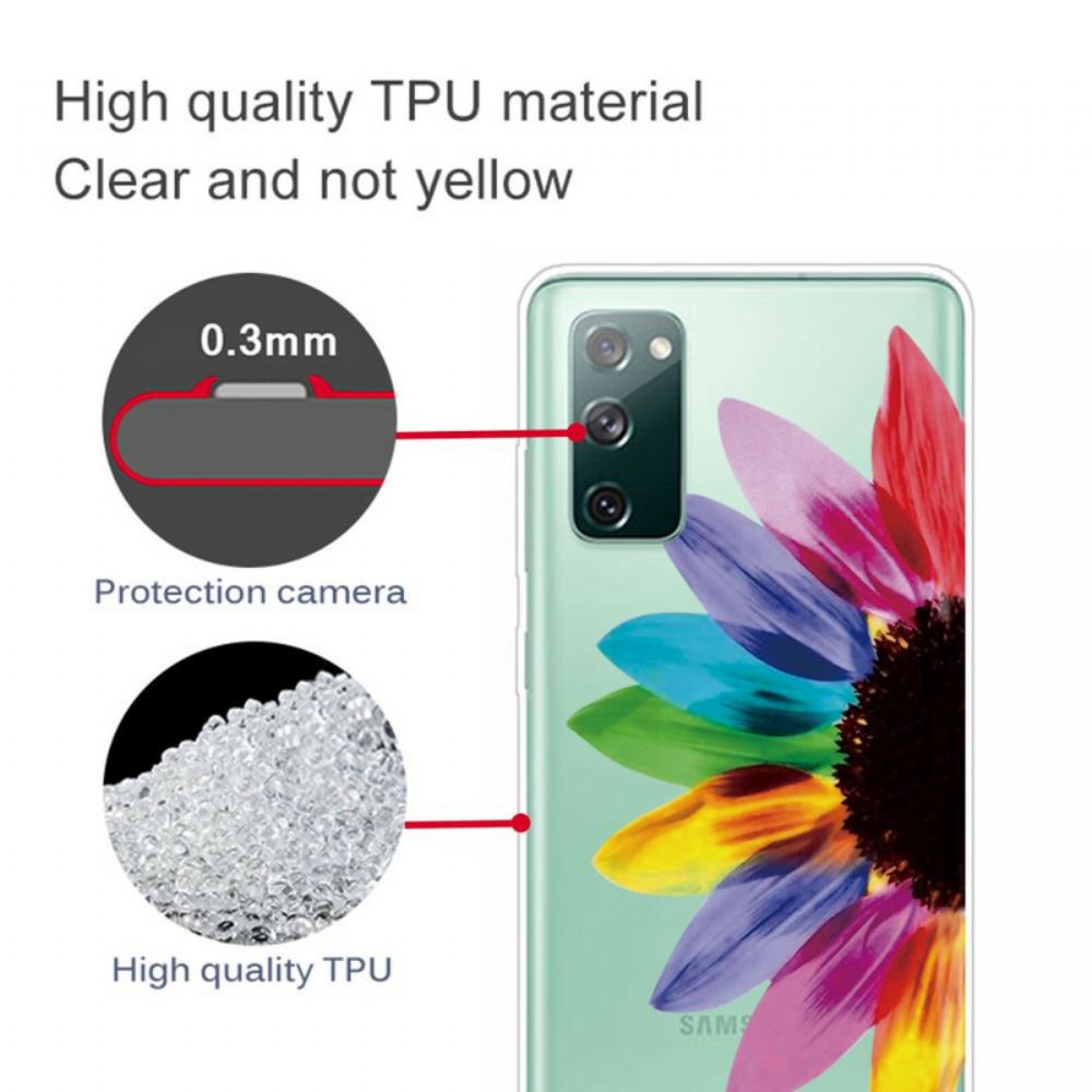 Kryt Na Samsung Galaxy S20 FE Barevný Květ