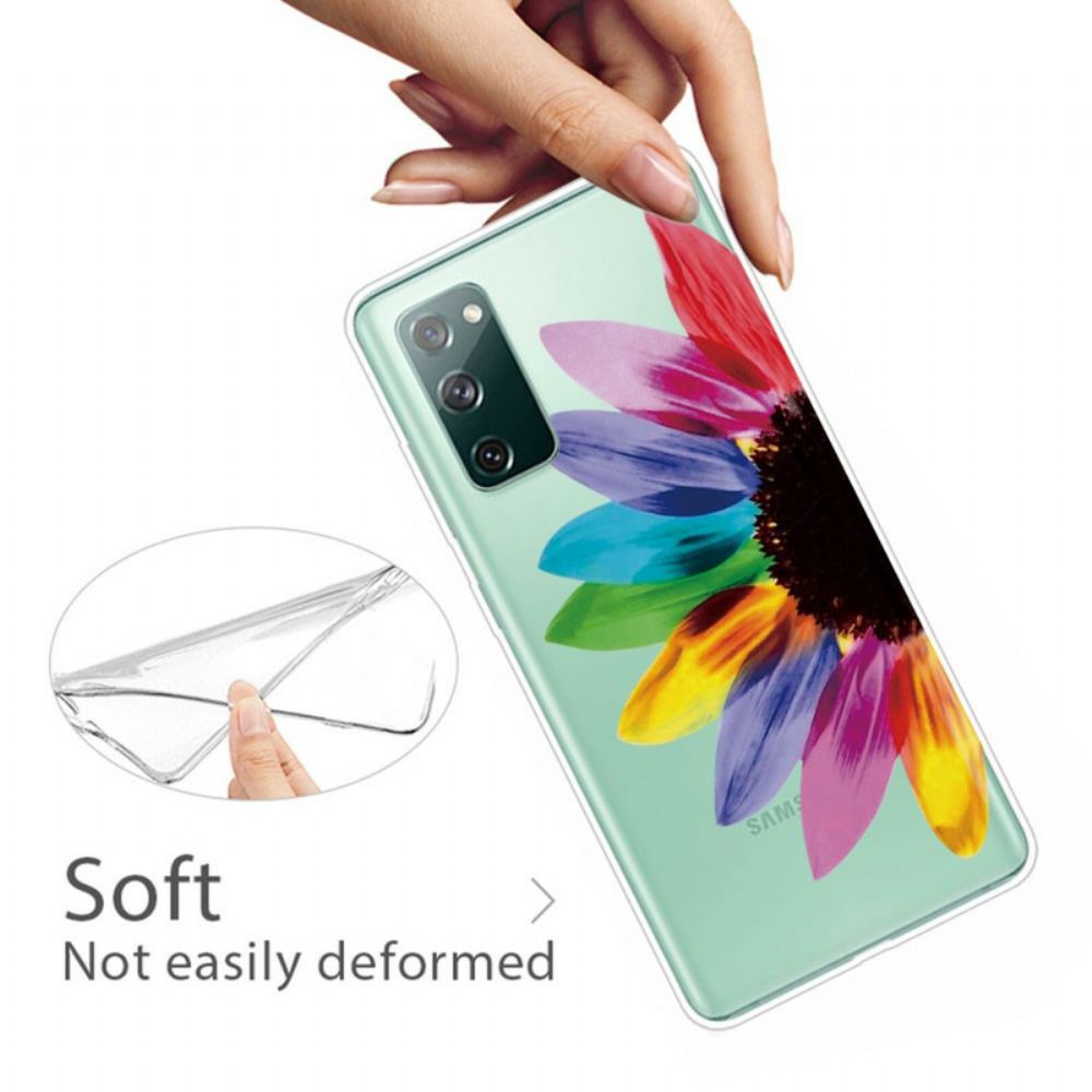 Kryt Na Samsung Galaxy S20 FE Barevný Květ