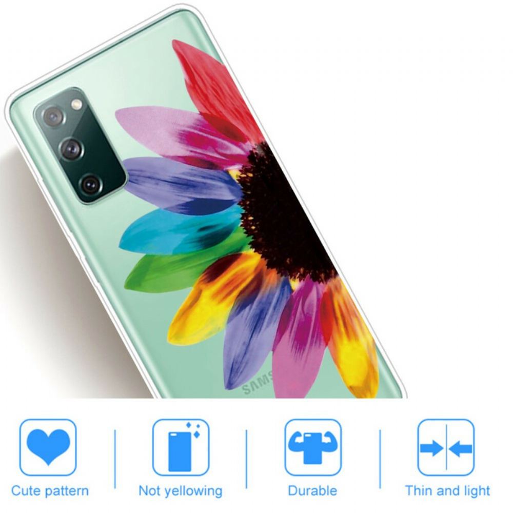 Kryt Na Samsung Galaxy S20 FE Barevný Květ