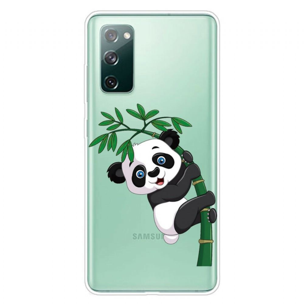 Kryt Na Samsung Galaxy S20 FE Bezešvá Panda Na Bambusu