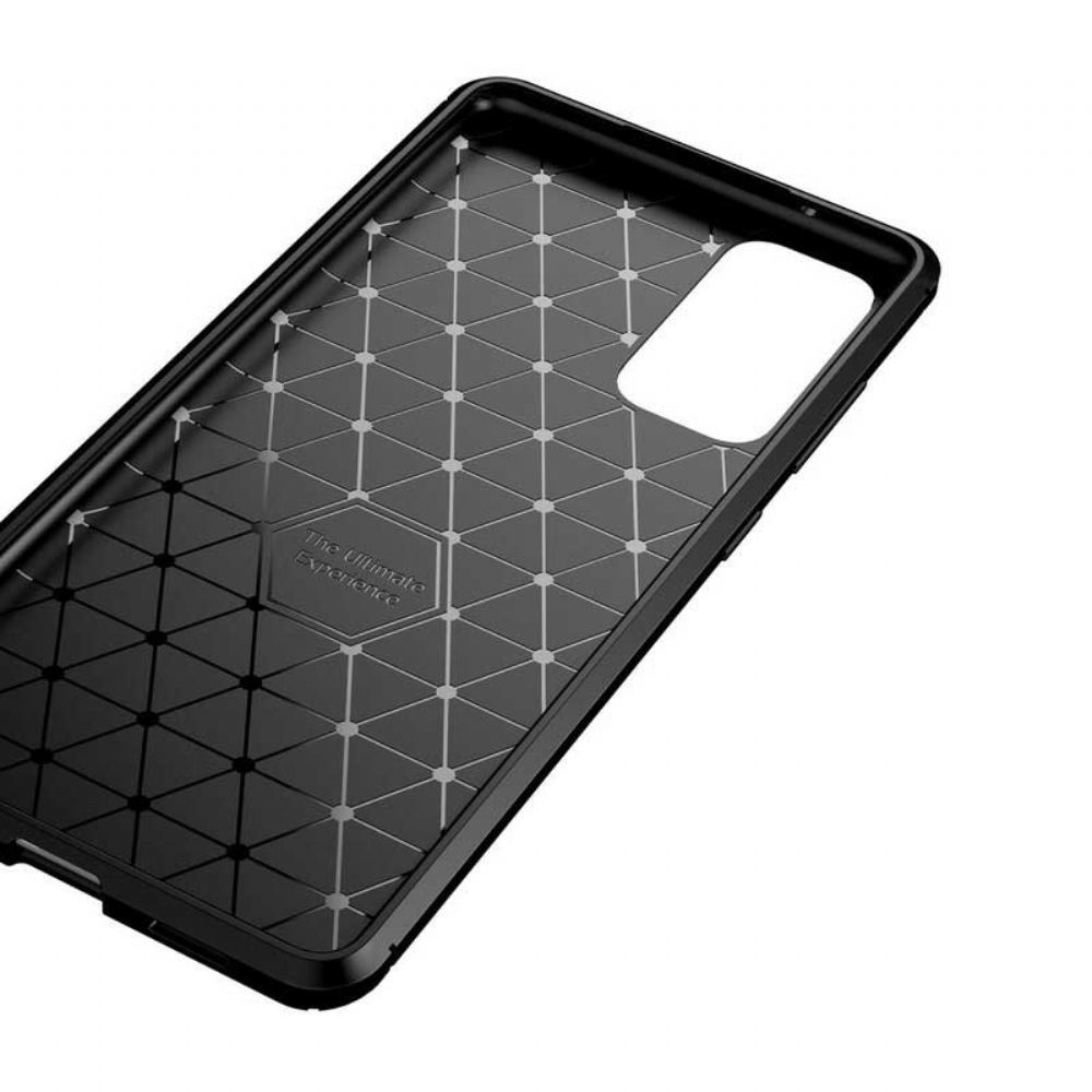 Kryt Na Samsung Galaxy S20 FE Flexibilní Textura Uhlíkových Vláken