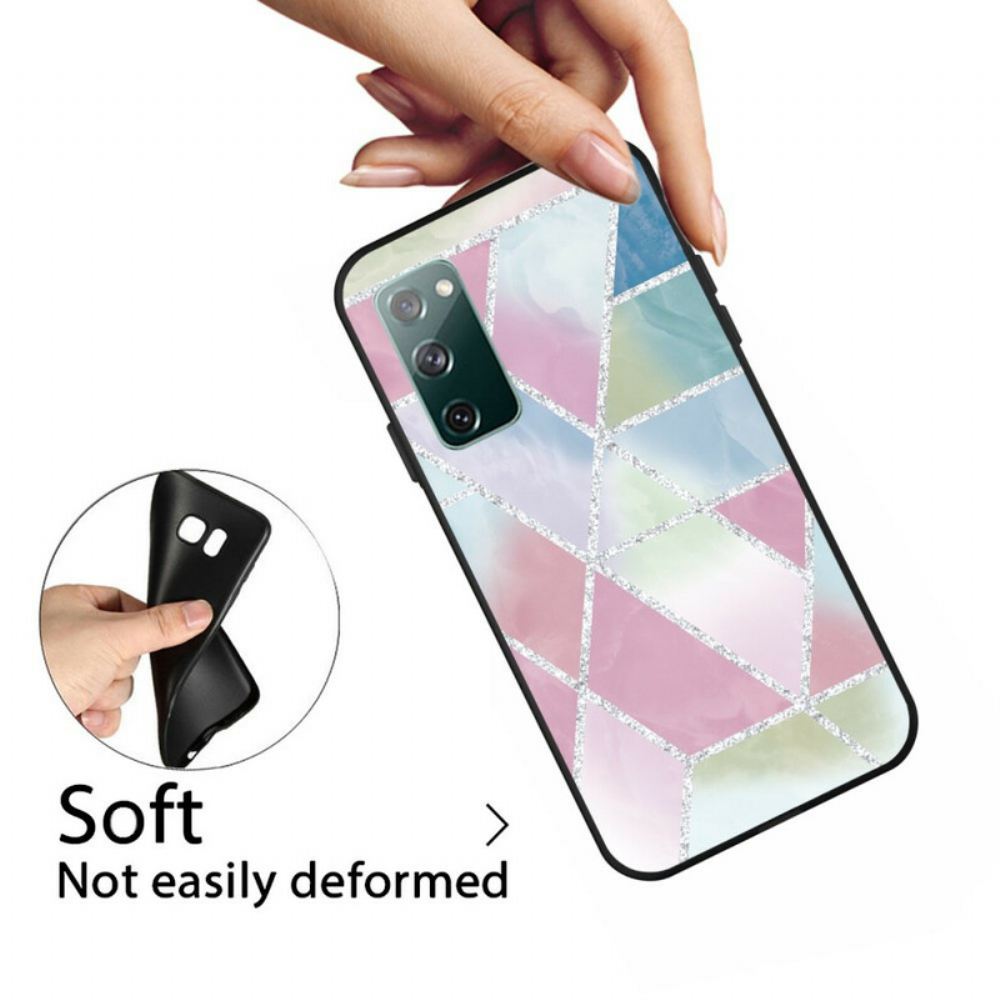 Kryt Na Samsung Galaxy S20 FE Mramorová Geometrie