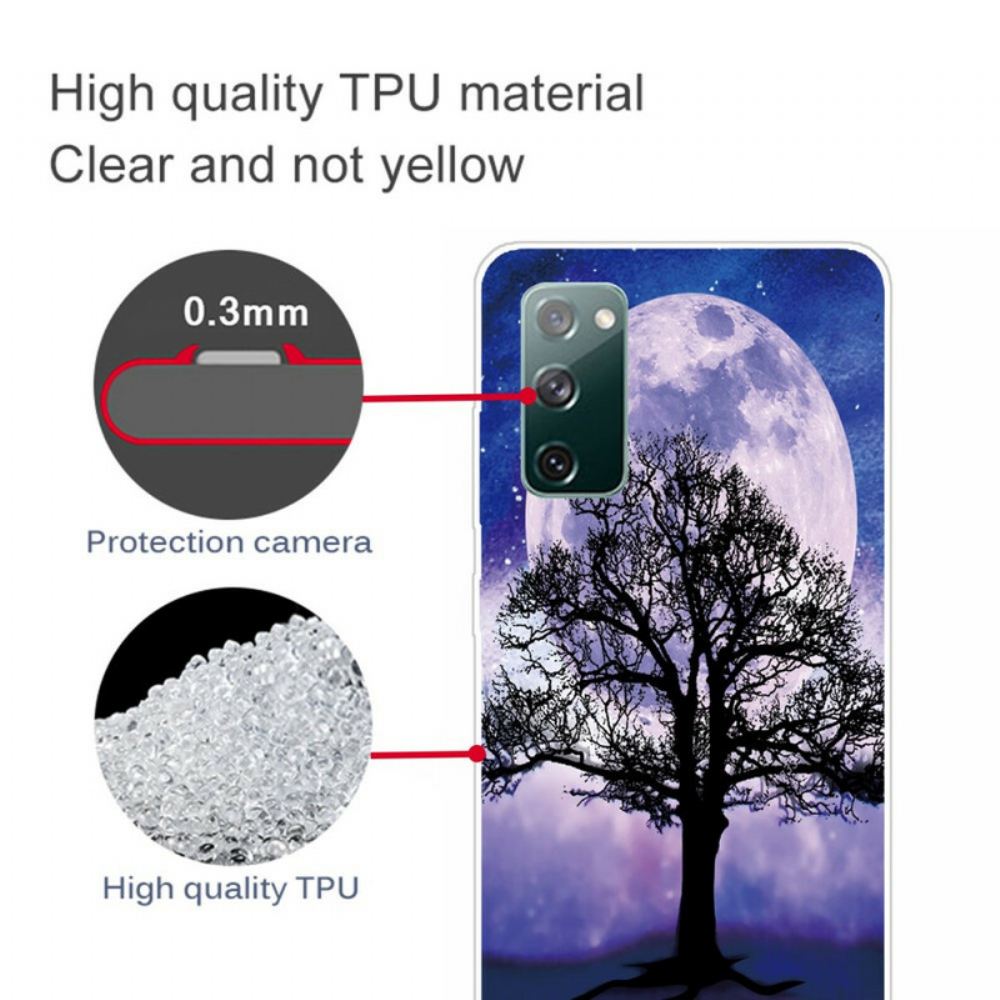 Kryt Na Samsung Galaxy S20 FE Strom A Měsíc