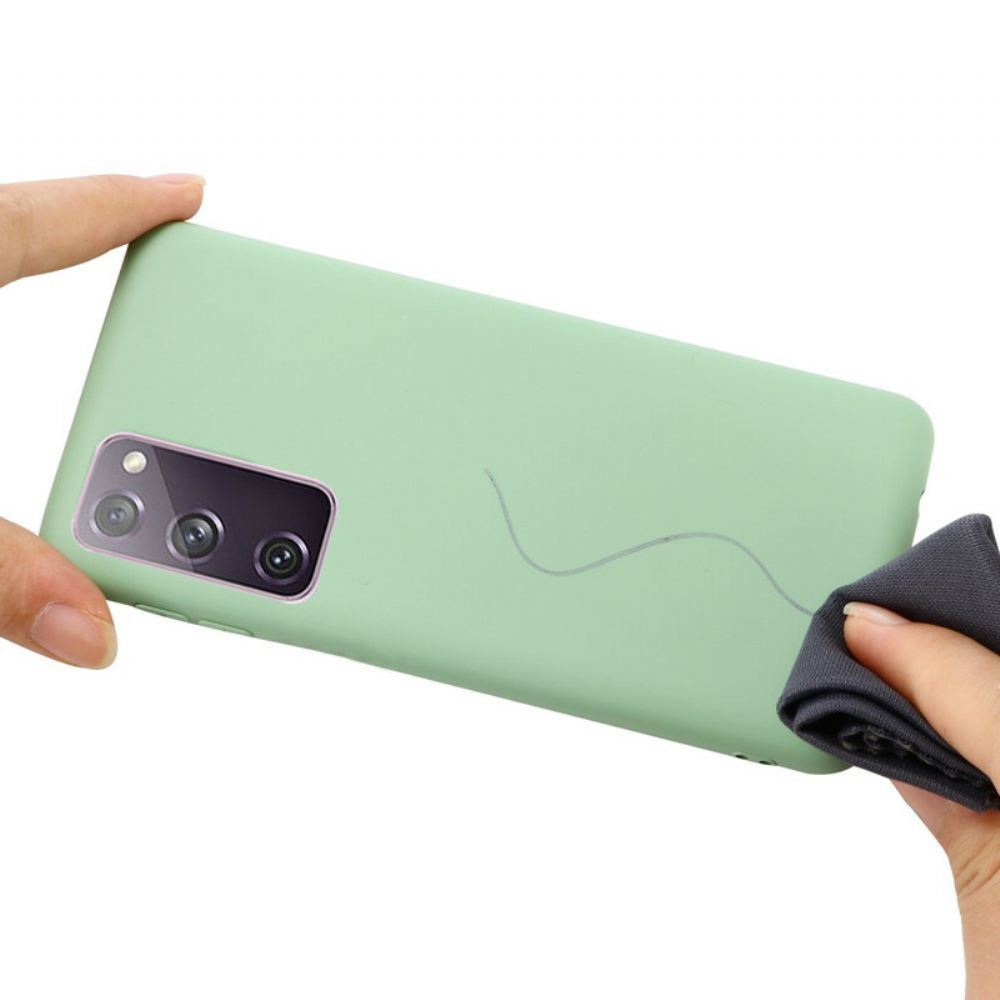 Kryt Na Samsung Galaxy S20 FE Tekutý Silikonový Design
