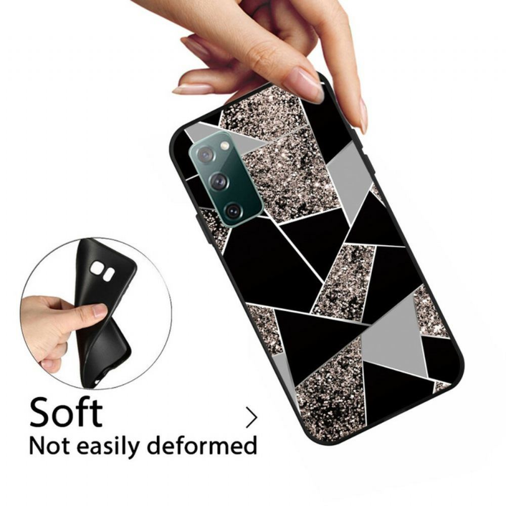 Kryt Na Samsung Galaxy S20 FE Tmavý Mramor