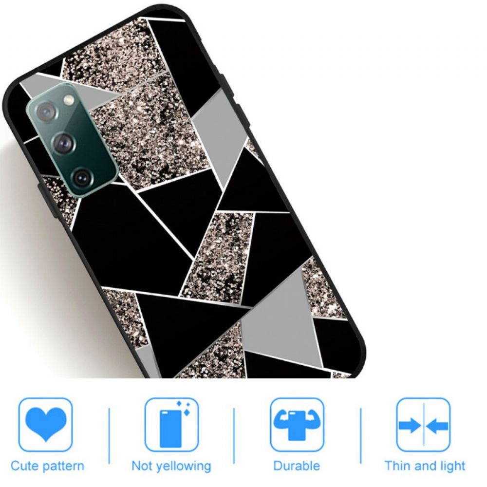 Kryt Na Samsung Galaxy S20 FE Tmavý Mramor