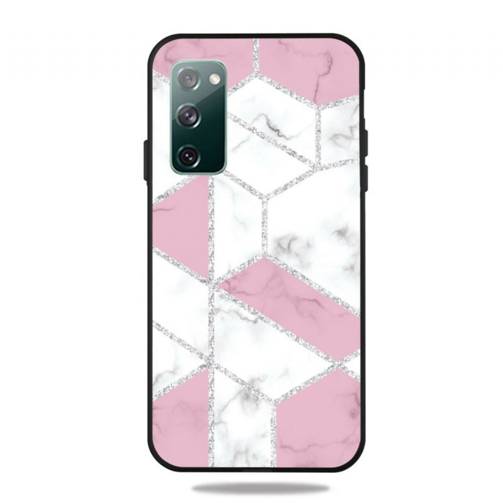 Kryt Na Samsung Galaxy S20 FE Třpytivý Mramor