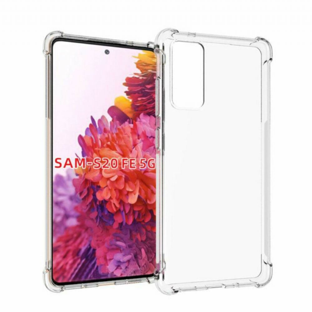Kryt Na Samsung Galaxy S20 FE Vymazat Vyztužené Rohy