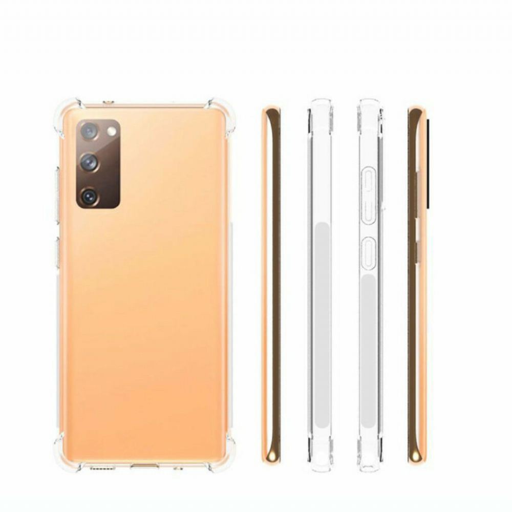 Kryt Na Samsung Galaxy S20 FE Vymazat Vyztužené Rohy