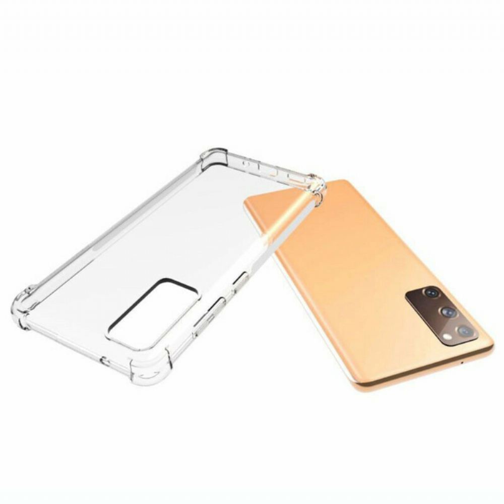Kryt Na Samsung Galaxy S20 FE Vymazat Vyztužené Rohy