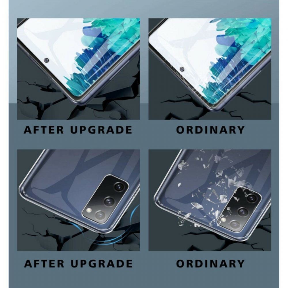 Kryt Na Samsung Galaxy S20 FE Vymazat Vyztužené Rohy
