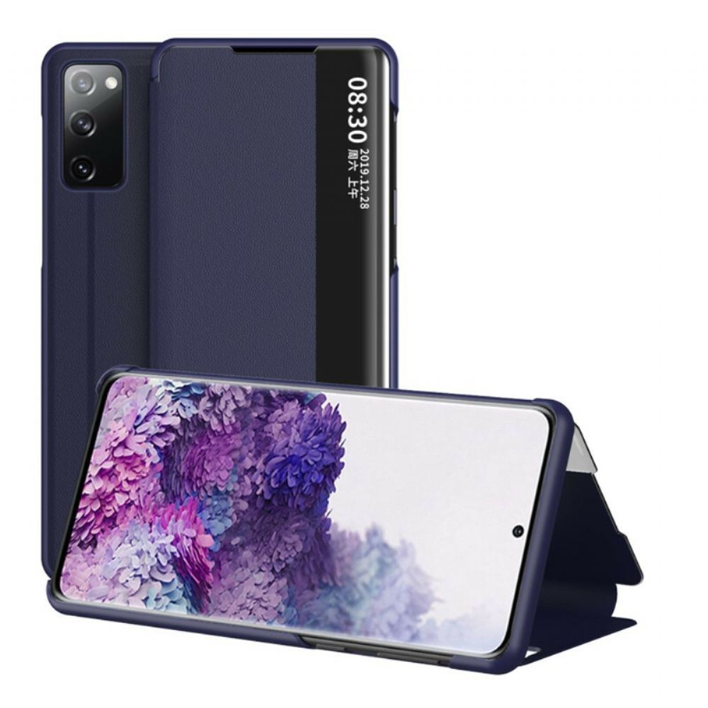 Kryty Na Mobil Na Samsung Galaxy S20 FE Texturovaná Umělá Kůže