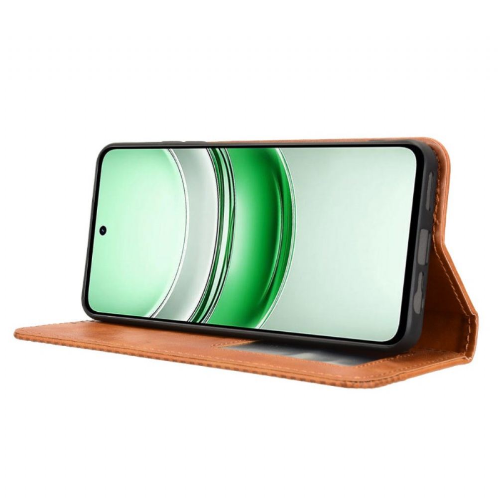 Kožené Pouzdro Folio Realme C71 Vintage Vlys