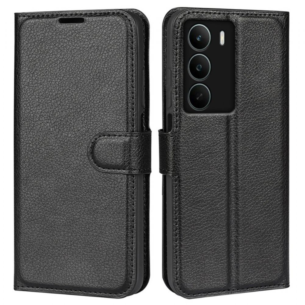 Kožený Kryt Na Realme C71 Klasická Umělá Kůže