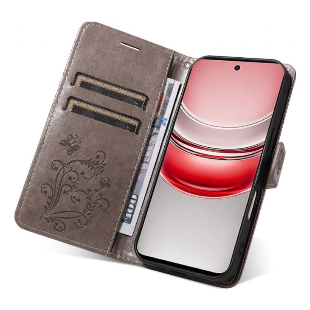 Kožený Kryt Realme C71 Obří Motýli