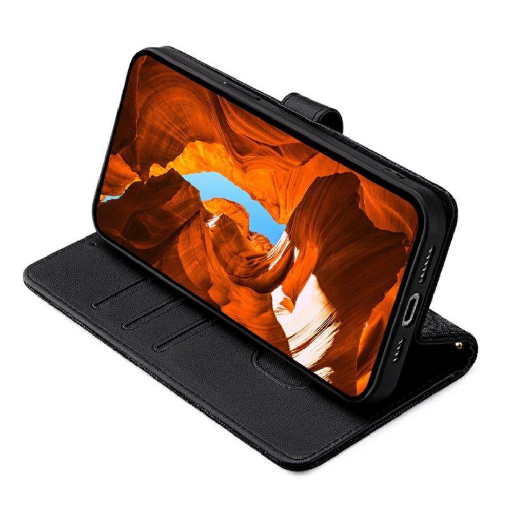 Kožený Kryt Realme C71 Peněženka Přes Rameno