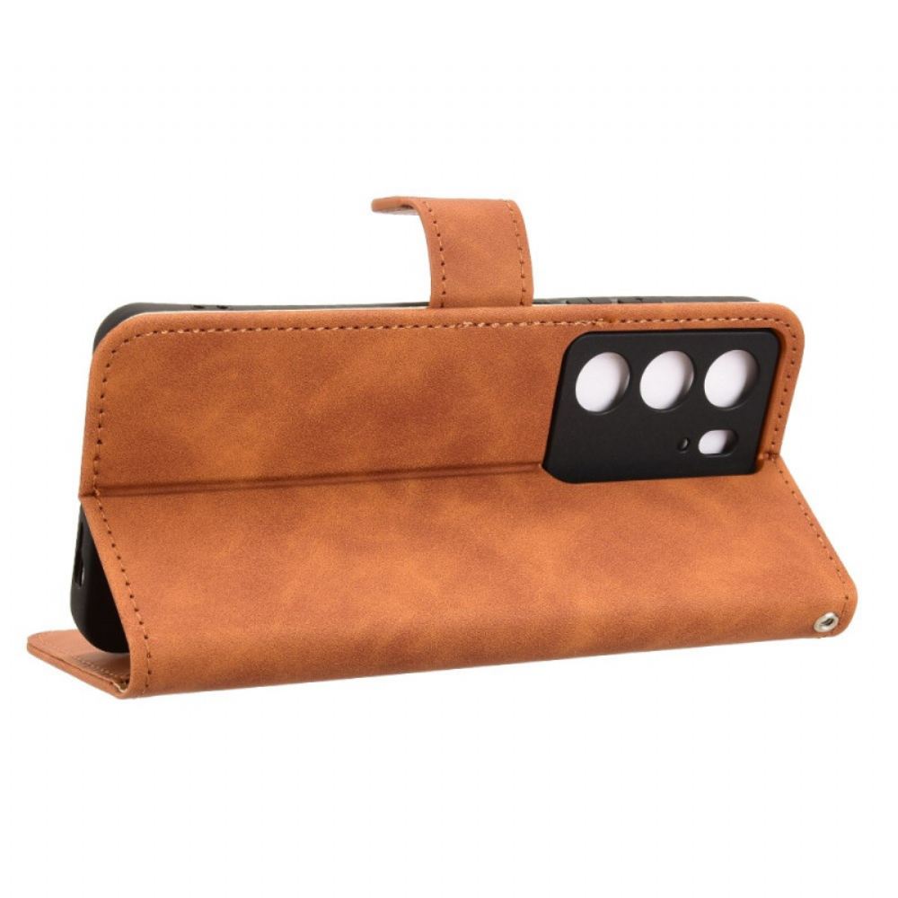 Kožený Kryt Realme C71 Semišový Efekt