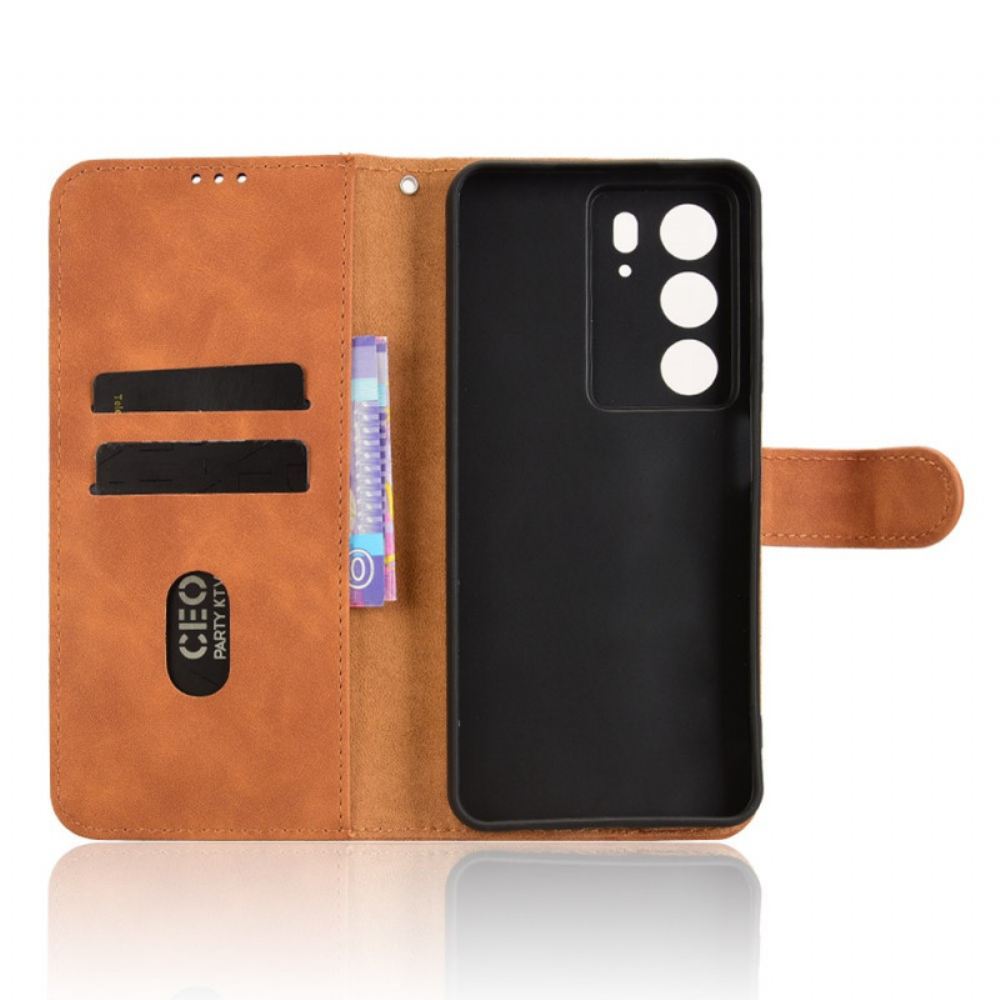 Kožený Kryt Realme C71 Semišový Efekt