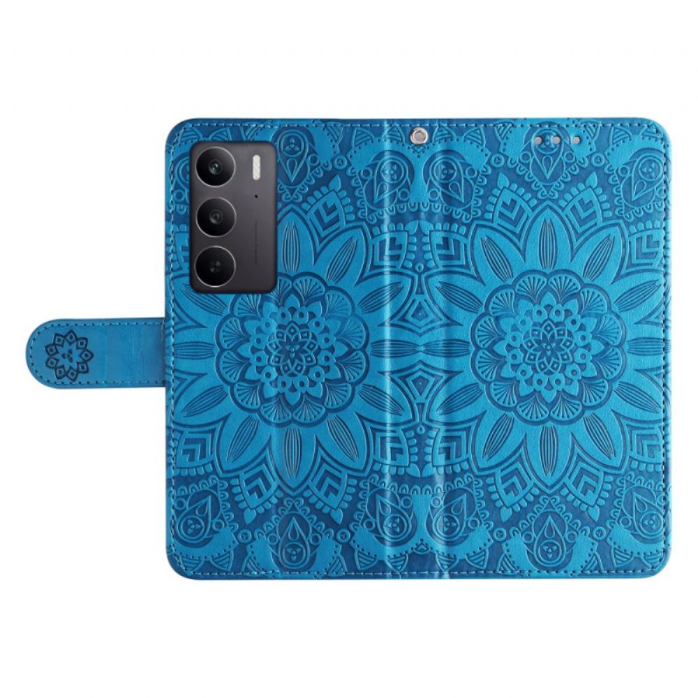 Kožený Kryt Realme C71 Slunečnice