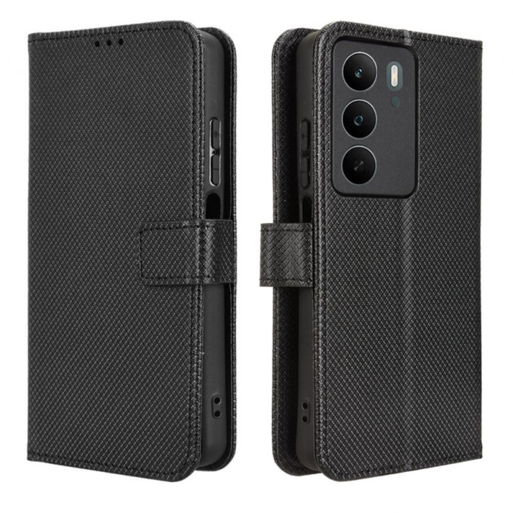 Peněženková Pouzdra Realme C71 Kryty Na Mobil Diamantová Textura