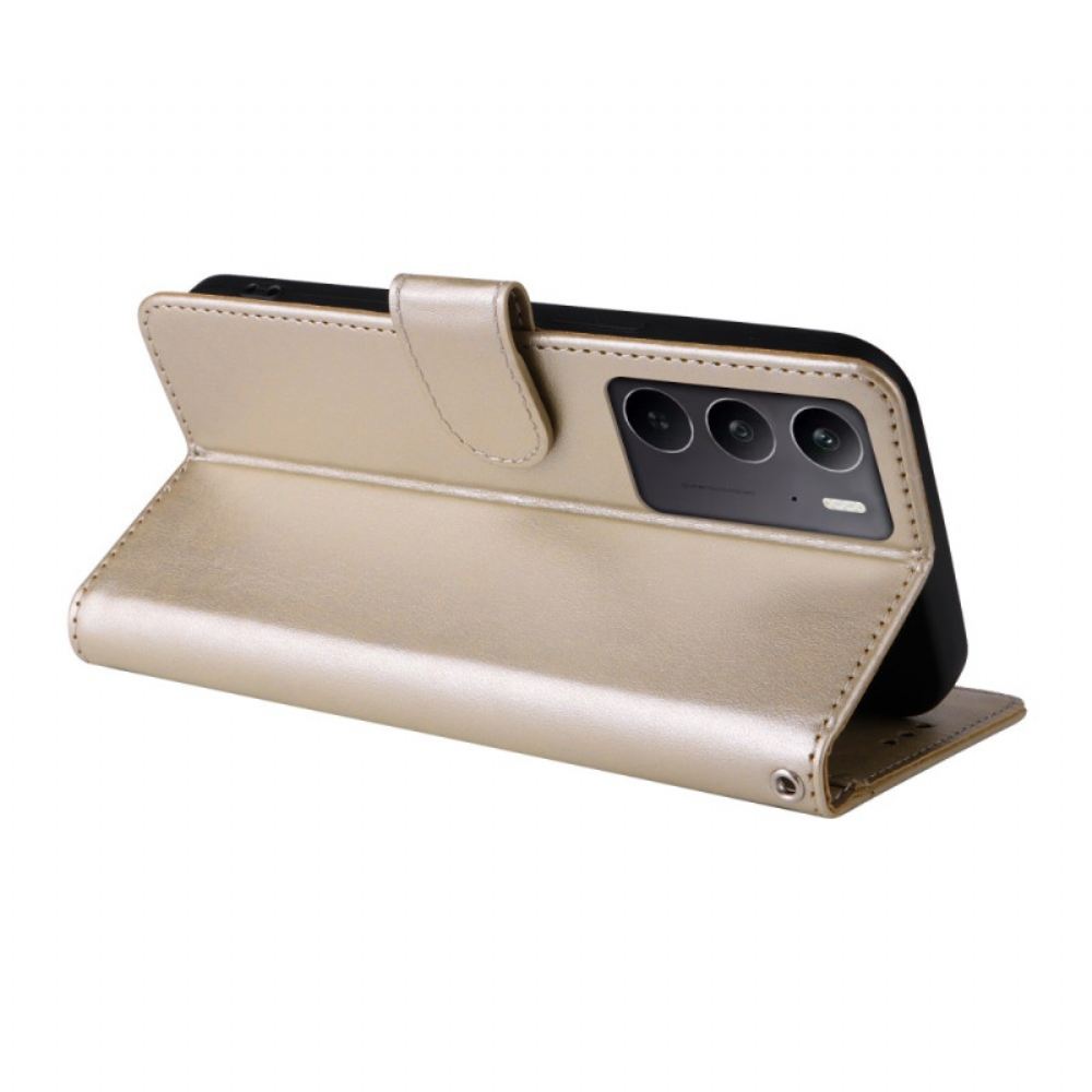 Peněženková Pouzdra Realme C71 Kryty Na Mobil Motýli A Květiny