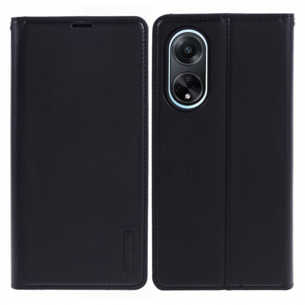 Kožené Pouzdro Folio Oppo A98 5g Řada Minuo Hanman