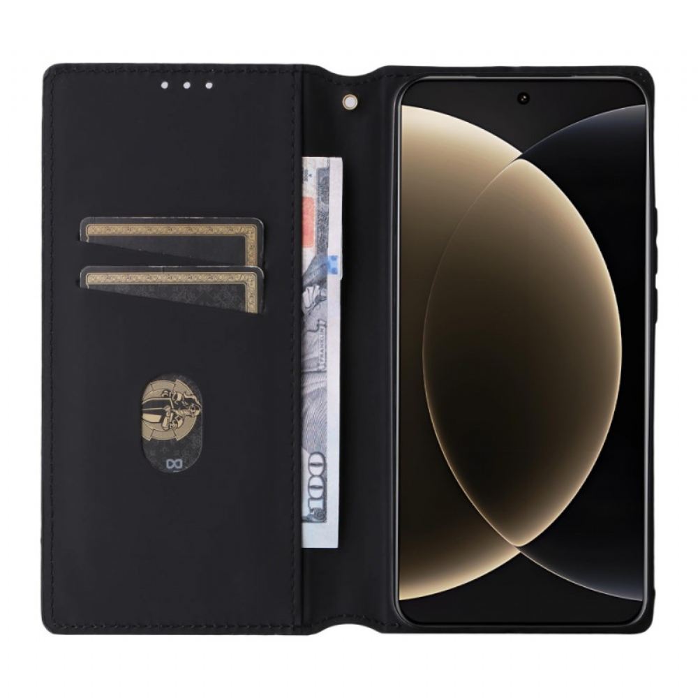 Kožené Pouzdro Xiaomi 15 Ultra 3d Diamanty