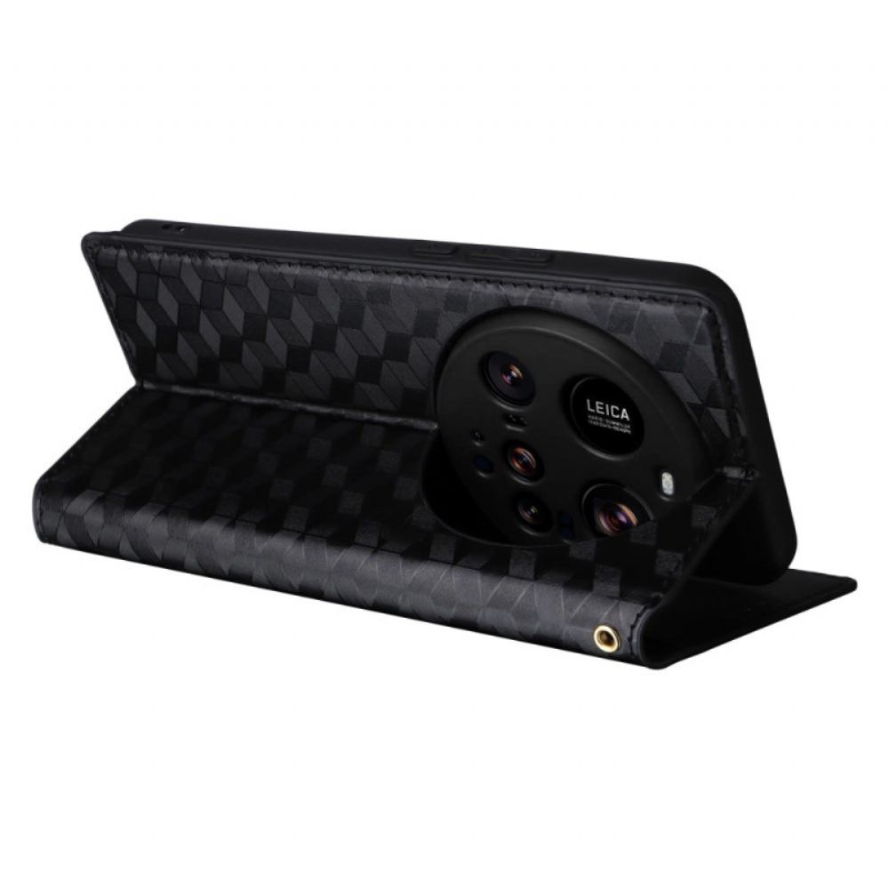 Kožené Pouzdro Xiaomi 15 Ultra 3d Diamanty