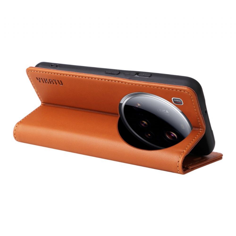 Kožené Pouzdro Xiaomi 15 Ultra Kryty Na Mobil Ykatu