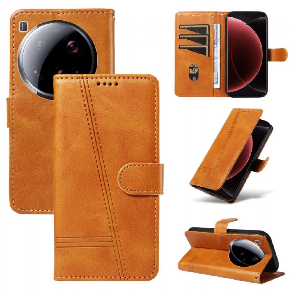 Kožený Kryt Na Xiaomi 15 Ultra Linie