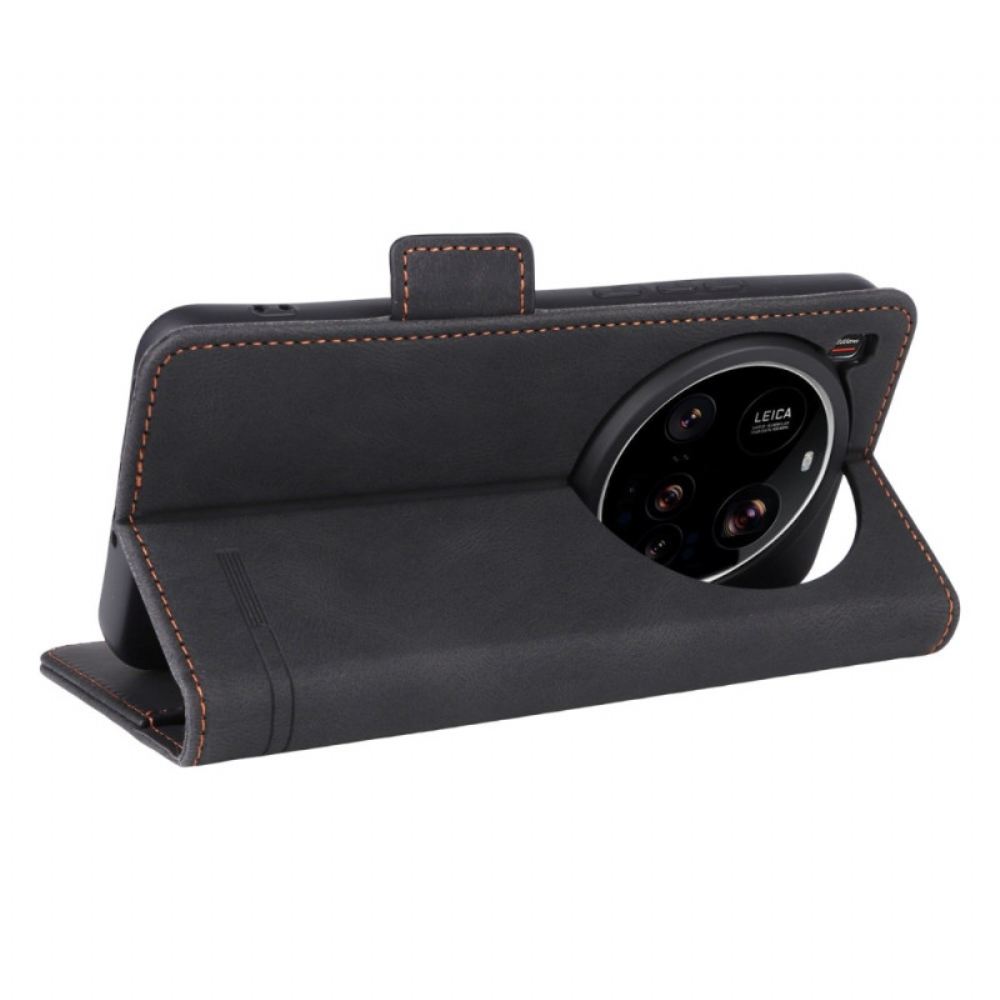 Kožený Kryt Na Xiaomi 15 Ultra Retro Design